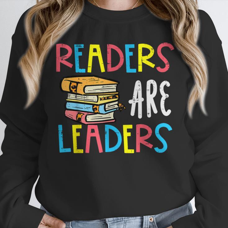 Readers Are Leaders Reading Book Lover Teacher Women Men Kid Unisex Sweatshirt, novelty gifts, funny gifts Readers Are Leaders Reading Book Lover Teacher Women Men Kid Unisex Sweatshirt, novelty gifts, funny gifts