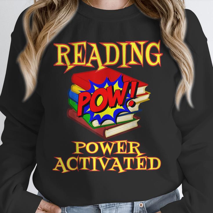 Reading Super Power Activated Superhero Teacher Or Student Men Women Girls Kids Unisex Sweatshirt, novelty gifts, funny gifts Reading Super Power Activated Superhero Teacher Or Student Men Women Girls Kids Unisex Sweatshirt, novelty gifts, funny gifts