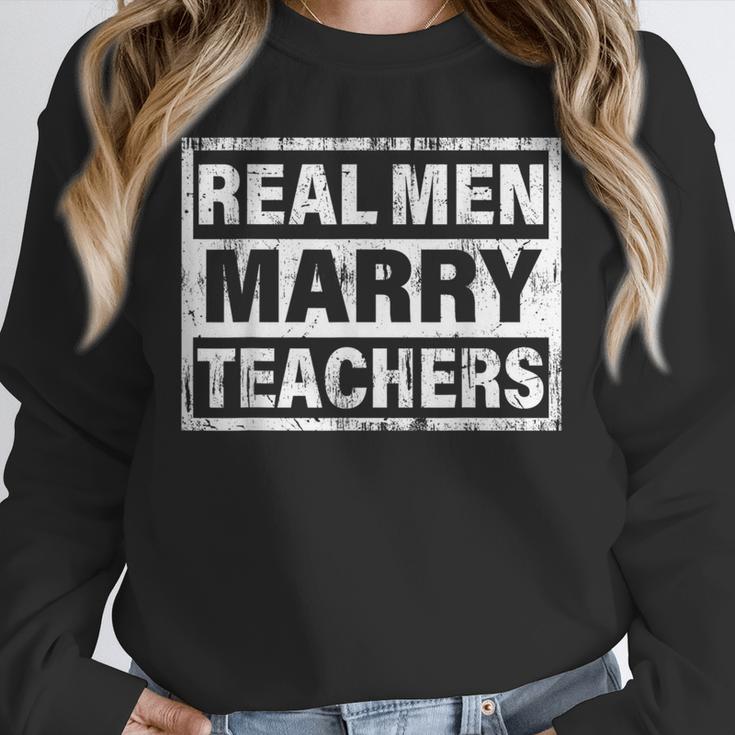 Real Men Marry Teachers Teacher Unisex Sweatshirt, novelty gifts, funny gifts Real Men Marry Teachers Teacher Unisex Sweatshirt, novelty gifts, funny gifts