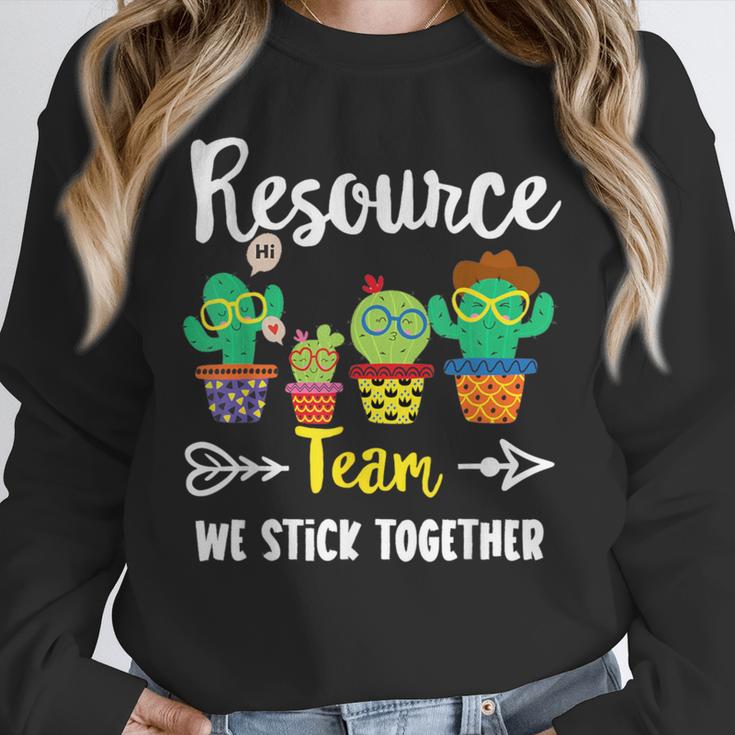 Resource Team Cactus Crew Resource Teacher Squad Unisex Sweatshirt, novelty gifts, funny gifts Resource Team Cactus Crew Resource Teacher Squad Unisex Sweatshirt, novelty gifts, funny gifts