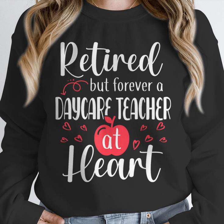 Retired Daycare Teacher Retirement For Daycare Teacher Unisex Sweatshirt, novelty gifts, funny gifts Retired Daycare Teacher Retirement For Daycare Teacher Unisex Sweatshirt, novelty gifts, funny gifts