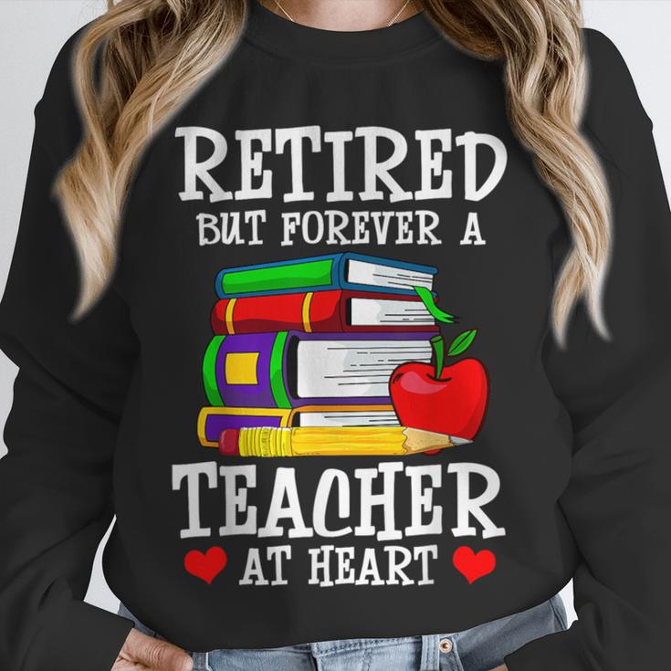 Retired But Forever a Teacher At Heart Teacher Retirement Unisex Sweatshirt, novelty gifts, funny gifts Retired But Forever a Teacher At Heart Teacher Retirement Unisex Sweatshirt, novelty gifts, funny gifts