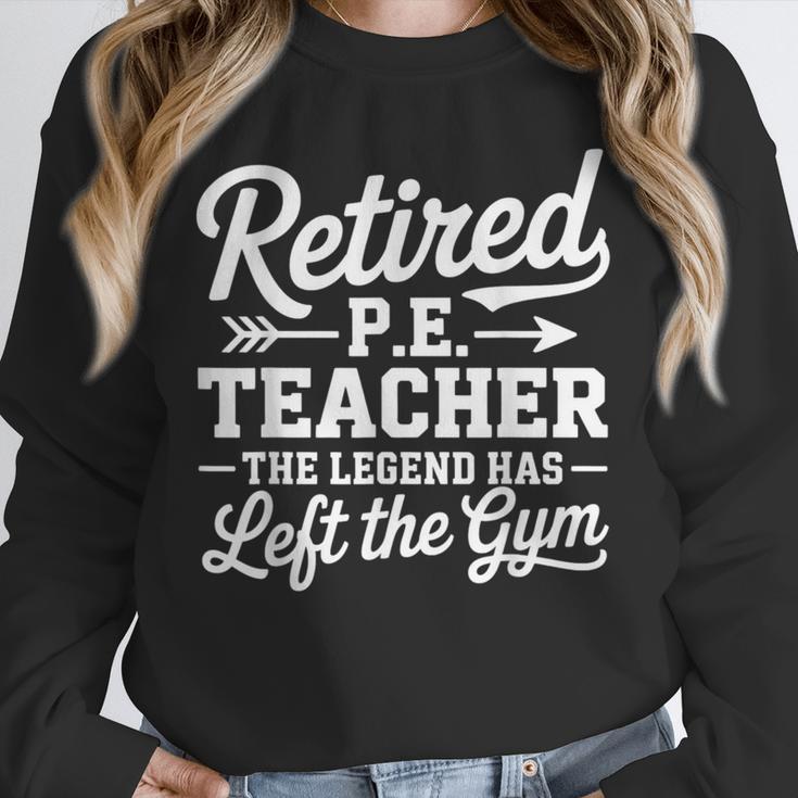 Retired PE Teacher Legend Left The Gym Physical Education Unisex Sweatshirt, novelty gifts, funny gifts Retired PE Teacher Legend Left The Gym Physical Education Unisex Sweatshirt, novelty gifts, funny gifts