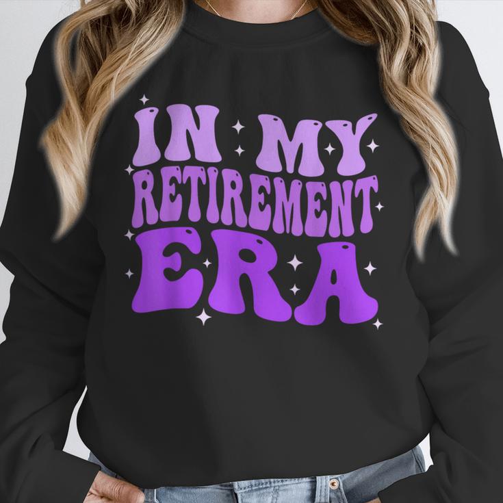 In My Retirement Era Groovy Retired Teacher 2025 Women Unisex Sweatshirt, novelty gifts, funny gifts In My Retirement Era Groovy Retired Teacher 2025 Women Unisex Sweatshirt, novelty gifts, funny gifts
