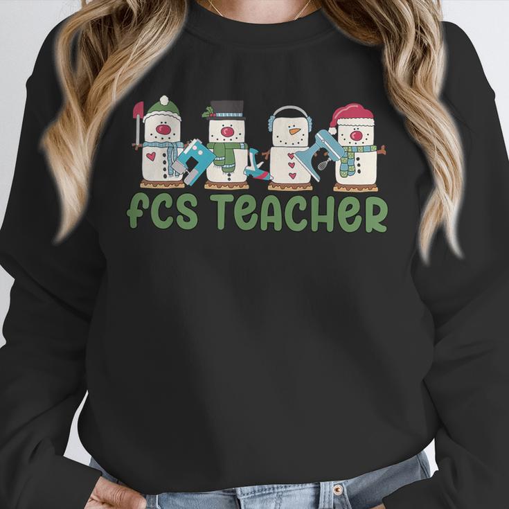 Retro Christmas Snowman FCS Teacher Family Consumer Science Unisex Sweatshirt, novelty gifts, funny gifts Retro Christmas Snowman FCS Teacher Family Consumer Science Unisex Sweatshirt, novelty gifts, funny gifts