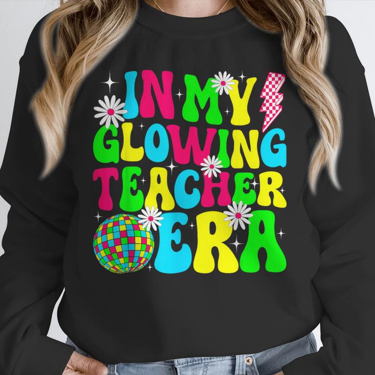 Retro Groovy In My Glowing Teacher Era Happy Teacher's Day Unisex Sweatshirt, novelty gifts, funny gifts Retro Groovy In My Glowing Teacher Era Happy Teacher's Day Unisex Sweatshirt, novelty gifts, funny gifts