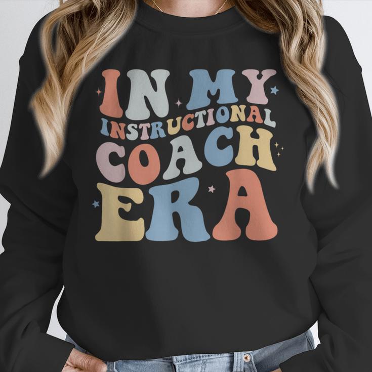 Retro Groovy In My Instructional Coach Era Teacher Unisex Sweatshirt, novelty gifts, funny gifts Retro Groovy In My Instructional Coach Era Teacher Unisex Sweatshirt, novelty gifts, funny gifts