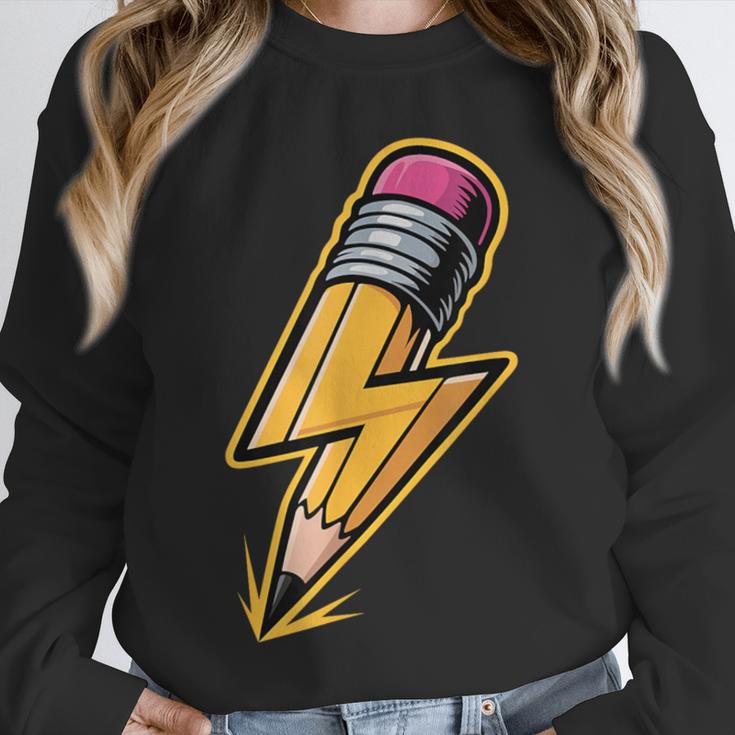 Retro Pencil Pencil Back To School Teacher Student Unisex Sweatshirt, novelty gifts, funny gifts