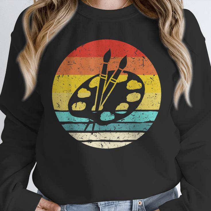 Retro Vintage Paint Palette Costume Artist Art Teacher Men Women Unisex Sweatshirt, novelty gifts, funny gifts Retro Vintage Paint Palette Costume Artist Art Teacher Men Women Unisex Sweatshirt, novelty gifts, funny gifts