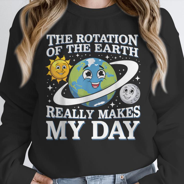 Rotation Of Earth Science Teacher Earth Day Men Women Unisex Sweatshirt, novelty gifts, funny gifts Rotation Of Earth Science Teacher Earth Day Men Women Unisex Sweatshirt, novelty gifts, funny gifts