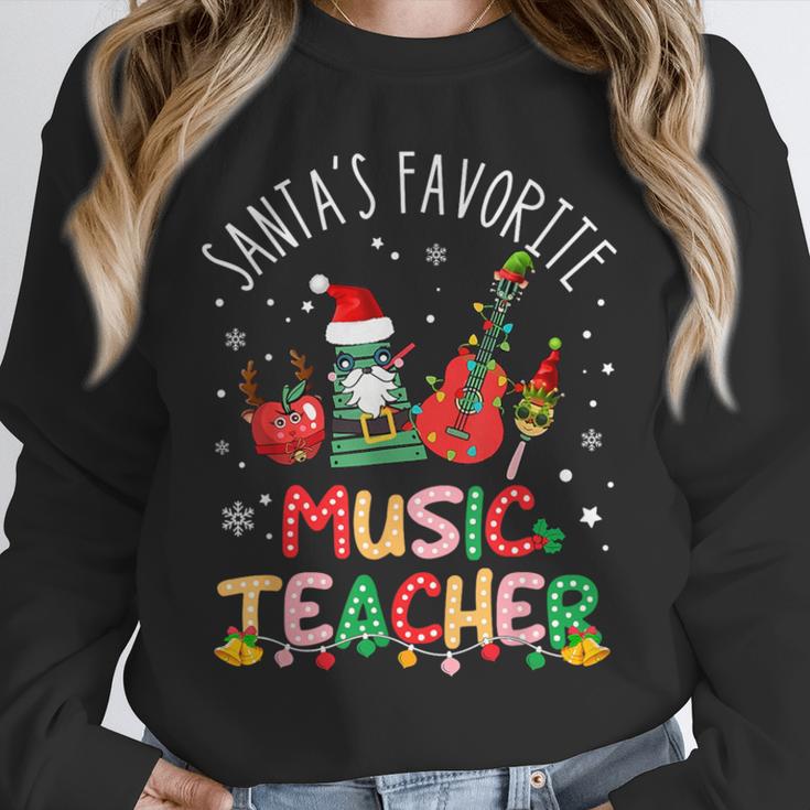 Santa's Favorite Music Teacher Christmas Santa Hat Matching Unisex Sweatshirt, novelty gifts, funny gifts Santa's Favorite Music Teacher Christmas Santa Hat Matching Unisex Sweatshirt, novelty gifts, funny gifts