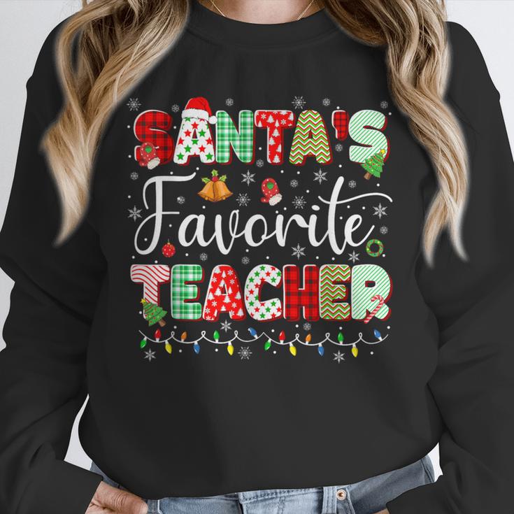 Santas Favorite Teacher Christmas Matching Xmas Men Women Unisex Sweatshirt, novelty gifts, funny gifts Santas Favorite Teacher Christmas Matching Xmas Men Women Unisex Sweatshirt, novelty gifts, funny gifts