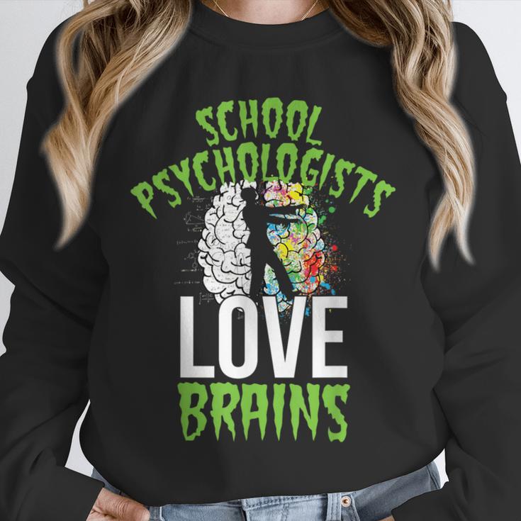 School Psychologists Love Brains Halloween Teacher Counselor Unisex Sweatshirt, novelty gifts, funny gifts School Psychologists Love Brains Halloween Teacher Counselor Unisex Sweatshirt, novelty gifts, funny gifts