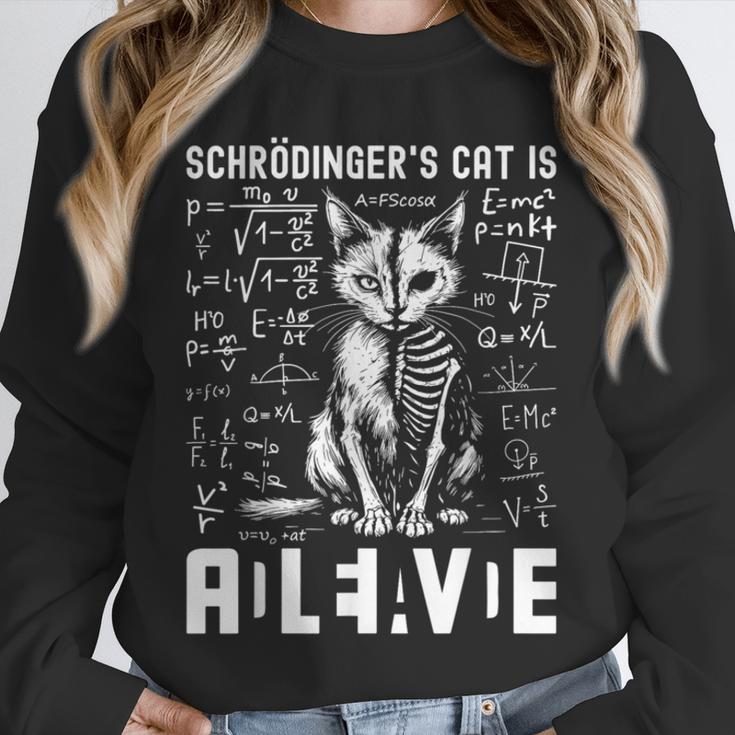 Schrodinger's Cat Dead And Alive Physics Teacher Unisex Sweatshirt, novelty gifts, funny gifts Schrodinger's Cat Dead And Alive Physics Teacher Unisex Sweatshirt, novelty gifts, funny gifts