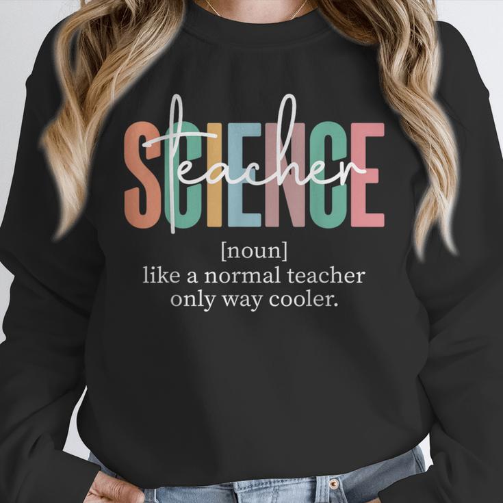 Science Teacher Definition For Women & Men Unisex Sweatshirt, novelty gifts, funny gifts