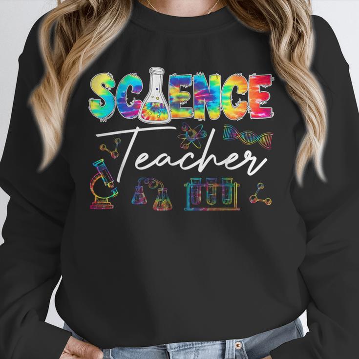 Science Teacher Tie Dye First Day Of School Back To School Men Women Girls Kids Unisex Sweatshirt, novelty gifts, funny gifts Science Teacher Tie Dye First Day Of School Back To School Men Women Girls Kids Unisex Sweatshirt, novelty gifts, funny gifts