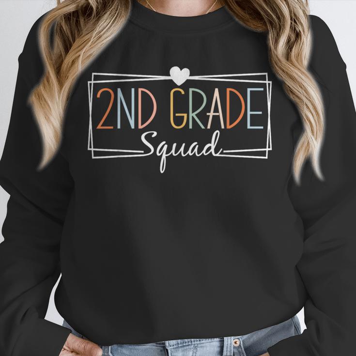Second Grade Squad Teachers Kids 2nd Grade Back To School Unisex Sweatshirt, novelty gifts, funny gifts