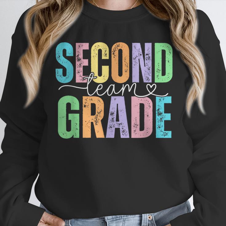 Second Grade Team Heart Teacher Student Back To School Girls Unisex Sweatshirt, novelty gifts, funny gifts Second Grade Team Heart Teacher Student Back To School Girls Unisex Sweatshirt, novelty gifts, funny gifts