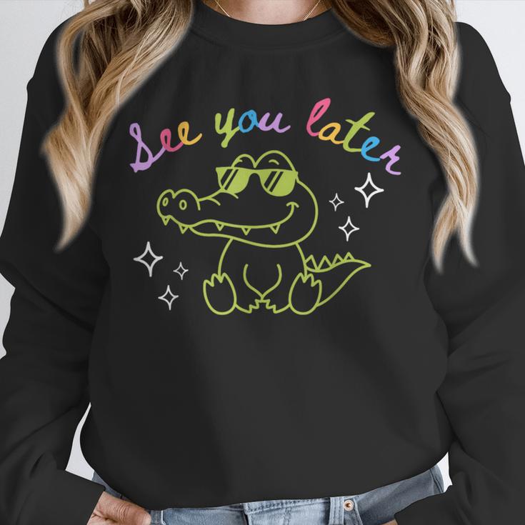 See You Later Teacher Summer Alligator Last Day Of School Unisex Sweatshirt, novelty gifts, funny gifts See You Later Teacher Summer Alligator Last Day Of School Unisex Sweatshirt, novelty gifts, funny gifts