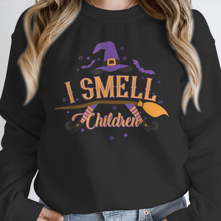 I Smell Children Wicked Cute Kindergarten Teacher Halloween Unisex Sweatshirt, novelty gifts, funny gifts
