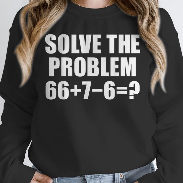 Solve The Problem 67 Meme Six Seven Elementary Math Teacher Unisex Sweatshirt, novelty gifts, funny gifts Solve The Problem 67 Meme Six Seven Elementary Math Teacher Unisex Sweatshirt, novelty gifts, funny gifts