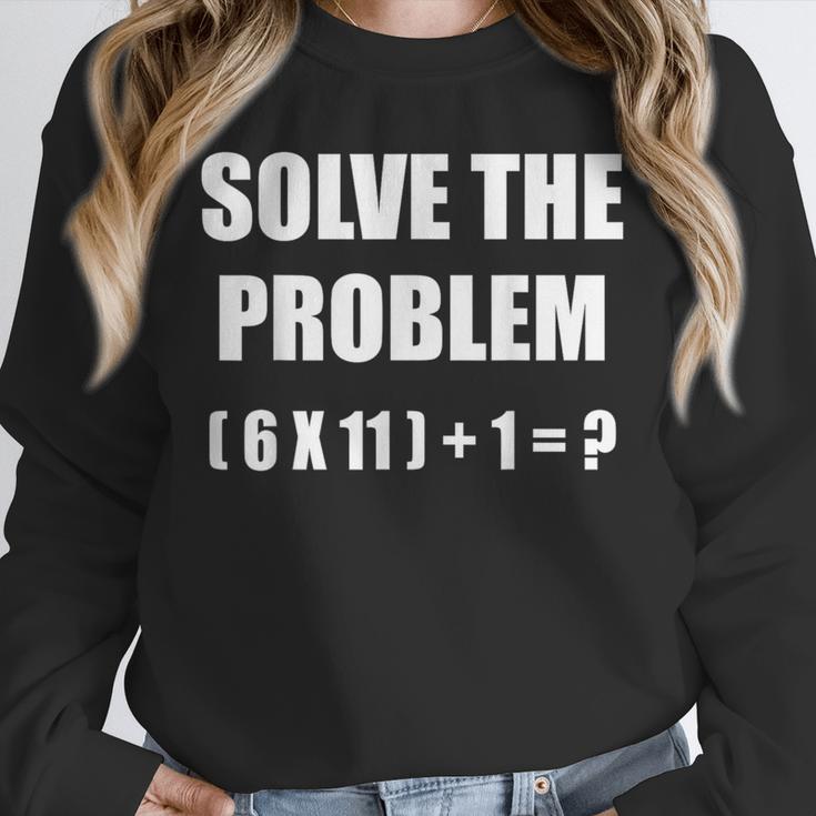 Solve The Problem Math Teacher Joke 67 Six Seven Meme Unisex Sweatshirt, novelty gifts, funny gifts Solve The Problem Math Teacher Joke 67 Six Seven Meme Unisex Sweatshirt, novelty gifts, funny gifts
