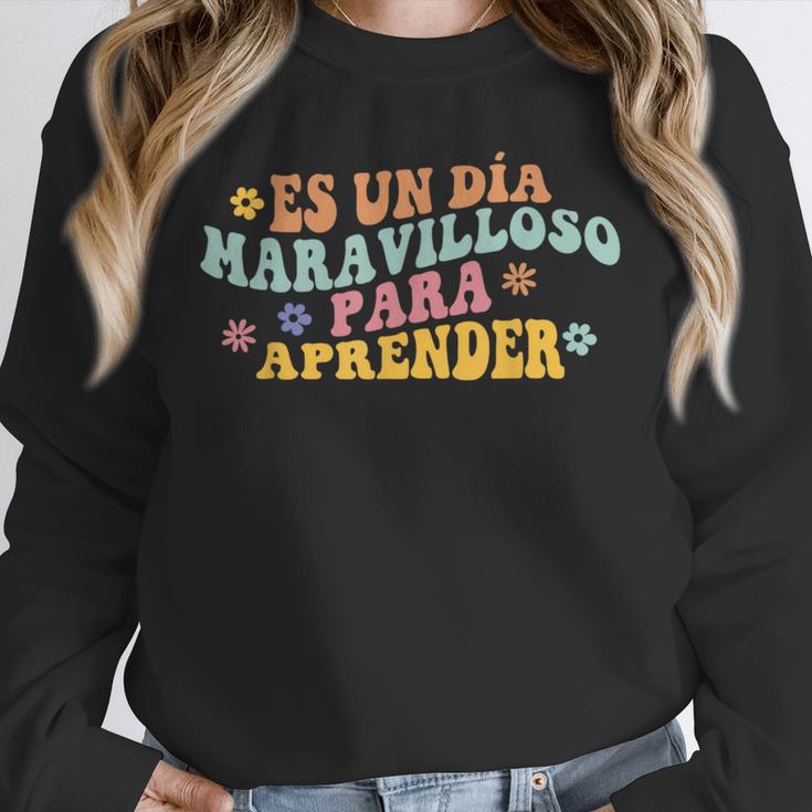 Spanish Teacher Dual Language Bilingual Teacher Cute Preppy Unisex Sweatshirt, novelty gifts, funny gifts Spanish Teacher Dual Language Bilingual Teacher Cute Preppy Unisex Sweatshirt, novelty gifts, funny gifts
