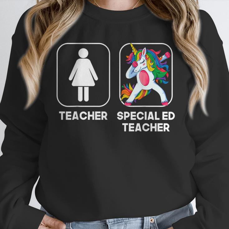 Special Ed Teacher Dabbing Unicorn Teacher Women Unisex Sweatshirt, novelty gifts, funny gifts Special Ed Teacher Dabbing Unicorn Teacher Women Unisex Sweatshirt, novelty gifts, funny gifts