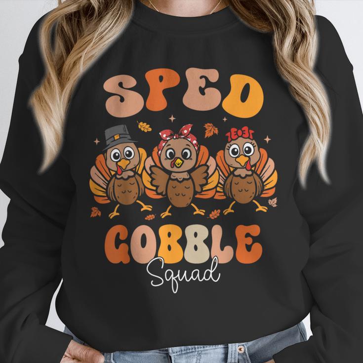 Sped Teacher Gobble Squad Thanksgiving Special Education Unisex Sweatshirt, novelty gifts, funny gifts