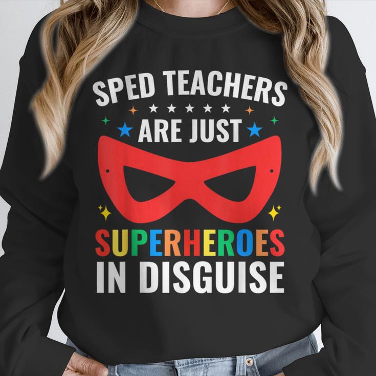 SPED Teacher Are Just Superheroes Disguise Special Education Unisex Sweatshirt, novelty gifts, funny gifts SPED Teacher Are Just Superheroes Disguise Special Education Unisex Sweatshirt, novelty gifts, funny gifts