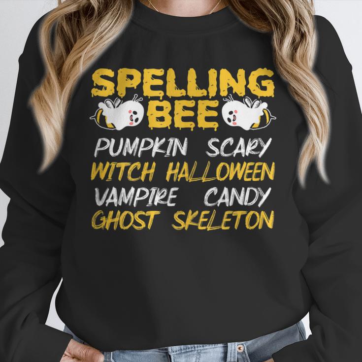 Spelling Bee Costume For a Halloween Teacher Pun Women Unisex Sweatshirt, novelty gifts, funny gifts Spelling Bee Costume For a Halloween Teacher Pun Women Unisex Sweatshirt, novelty gifts, funny gifts