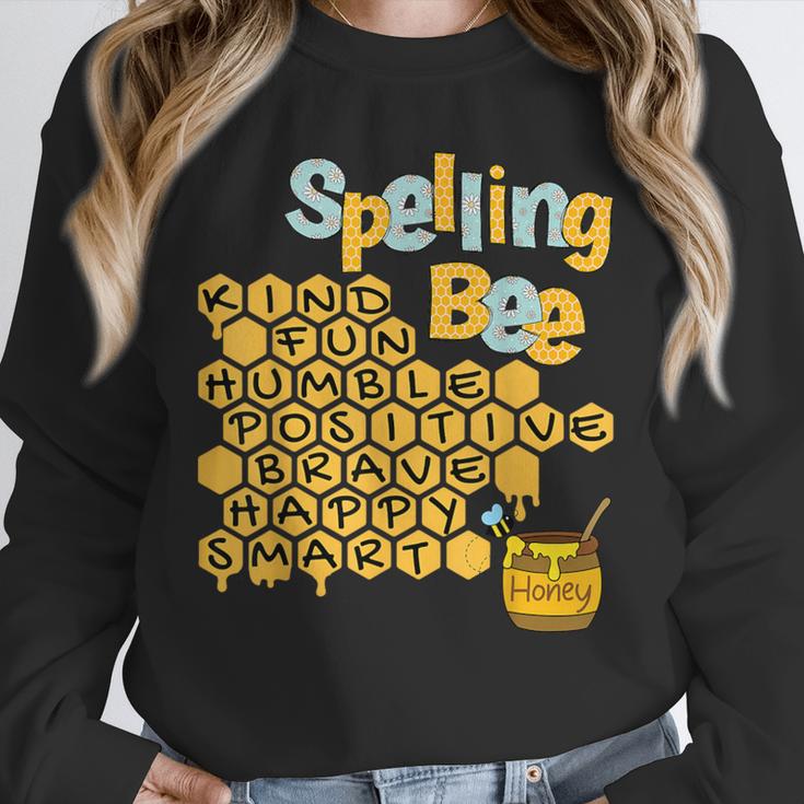 Spelling Bee Kind Positive Kindness Women Teacher Unisex Sweatshirt, novelty gifts, funny gifts Spelling Bee Kind Positive Kindness Women Teacher Unisex Sweatshirt, novelty gifts, funny gifts
