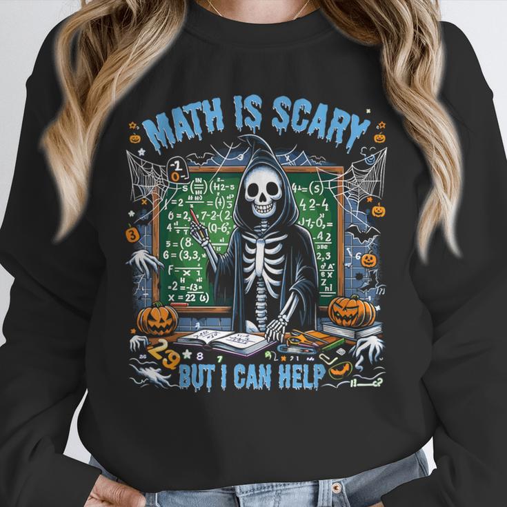 Spooky Halloween Math Teacher Unisex Sweatshirt, novelty gifts, funny gifts