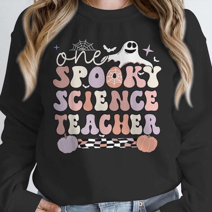 Spooky Science Teacher Halloween Science Teaching For Men Women Unisex Sweatshirt, novelty gifts, funny gifts