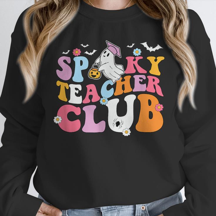 Spooky Teacher Club Halloween Unisex Sweatshirt, novelty gifts, funny gifts Spooky Teacher Club Halloween Unisex Sweatshirt, novelty gifts, funny gifts