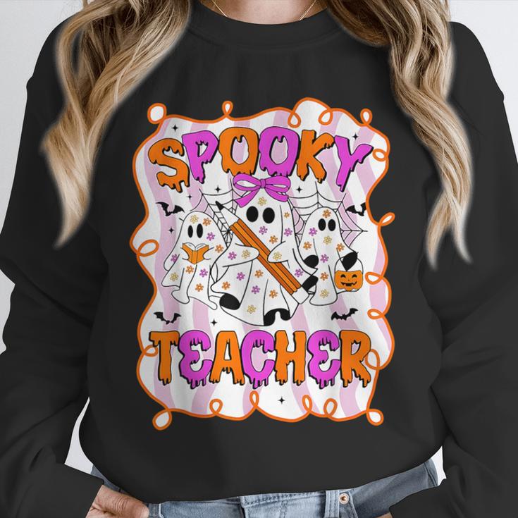 Spooky Teacher Ghost Pencil Teacher Halloween Teacher Unisex Sweatshirt, novelty gifts, funny gifts Spooky Teacher Ghost Pencil Teacher Halloween Teacher Unisex Sweatshirt, novelty gifts, funny gifts