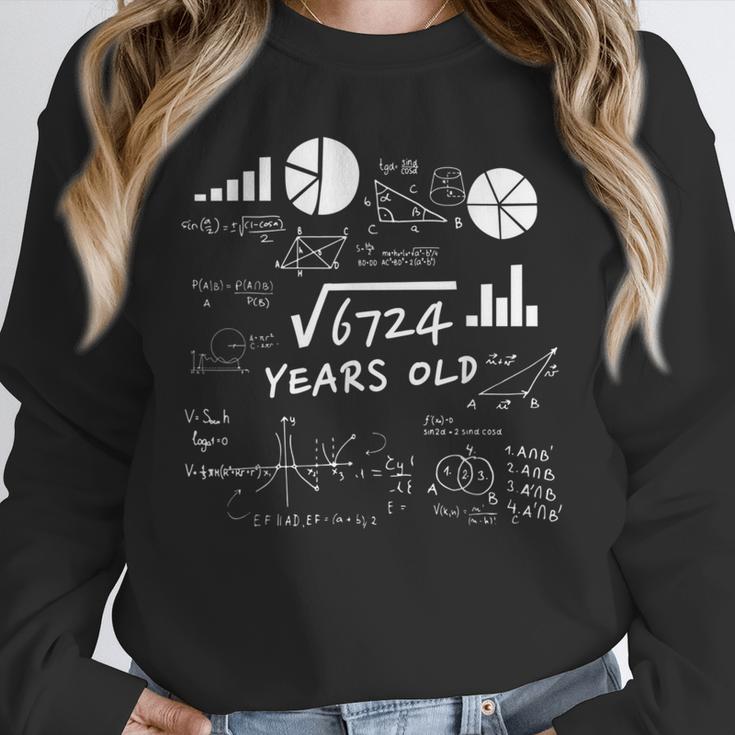 Square Root 82 Year Old Teacher 82nd Birthday For Men Women Kids Unisex Sweatshirt, novelty gifts, funny gifts