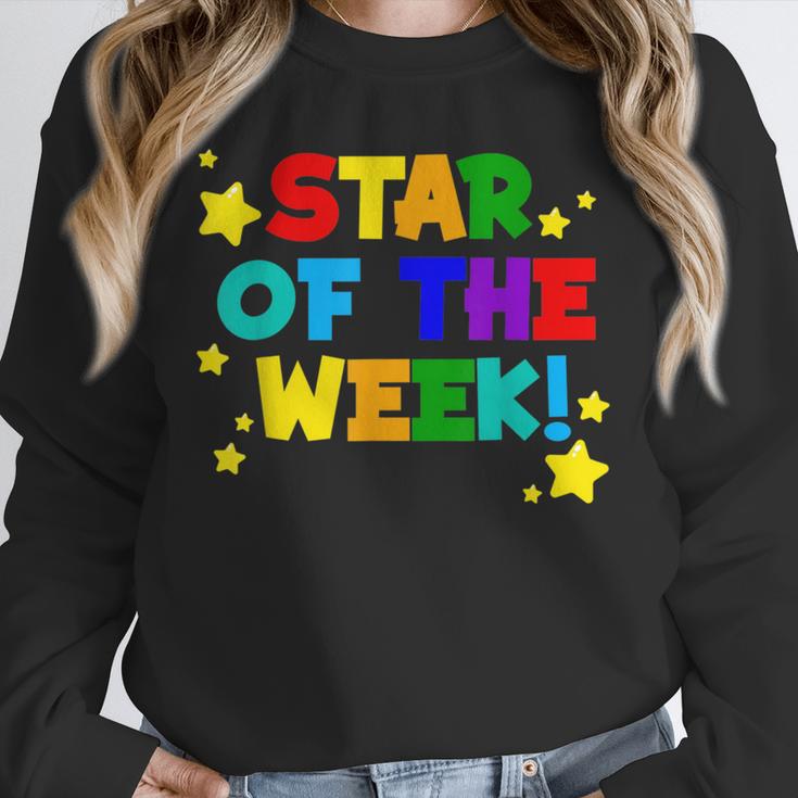 Star Of The Week Cheerful Recognition Student Teachers Class Men Women Kids Unisex Sweatshirt, novelty gifts, funny gifts