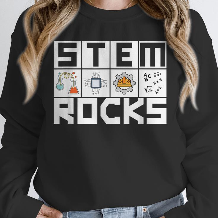 STEM Rocks Science Technology Engineering Math STEM Teacher Unisex Sweatshirt, novelty gifts, funny gifts STEM Rocks Science Technology Engineering Math STEM Teacher Unisex Sweatshirt, novelty gifts, funny gifts