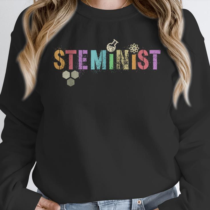 STEMINIST Technology Student STEM Teacher Women Engineering Unisex Sweatshirt, novelty gifts, funny gifts STEMINIST Technology Student STEM Teacher Women Engineering Unisex Sweatshirt, novelty gifts, funny gifts