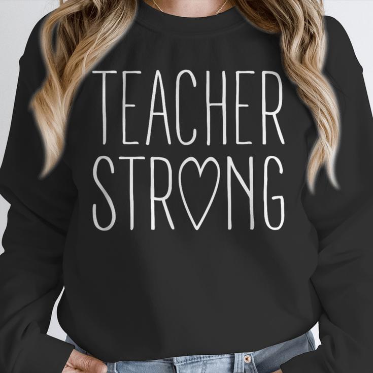 Strong Teacher Shirt Great Inspirational Teacher Unisex Sweatshirt, novelty gifts, funny gifts Strong Teacher Shirt Great Inspirational Teacher Unisex Sweatshirt, novelty gifts, funny gifts