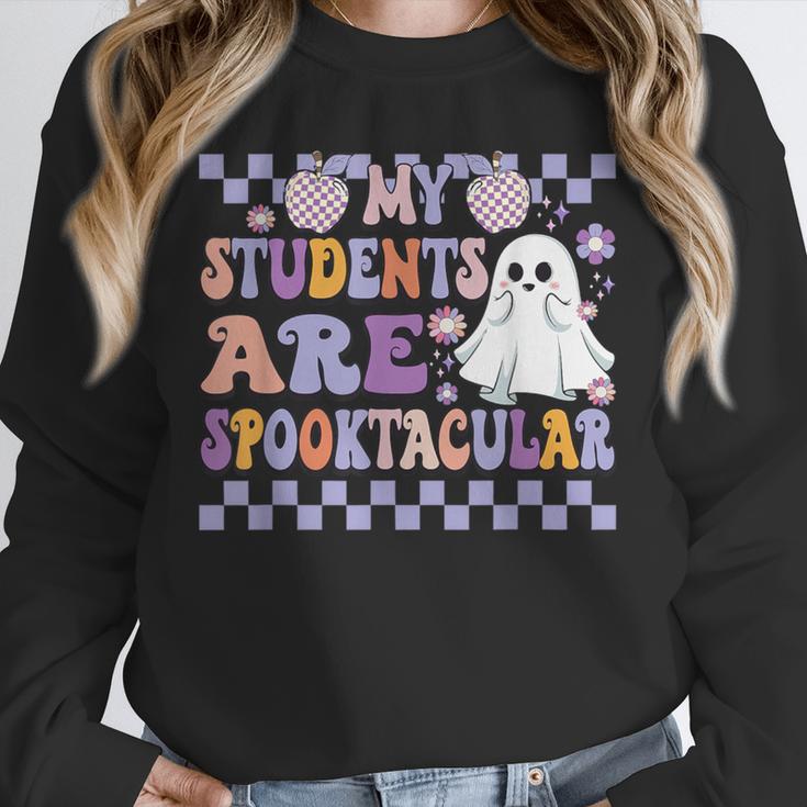 My Students Are Spooktacular Teacher Halloween Vibes Unisex Sweatshirt, novelty gifts, funny gifts My Students Are Spooktacular Teacher Halloween Vibes Unisex Sweatshirt, novelty gifts, funny gifts