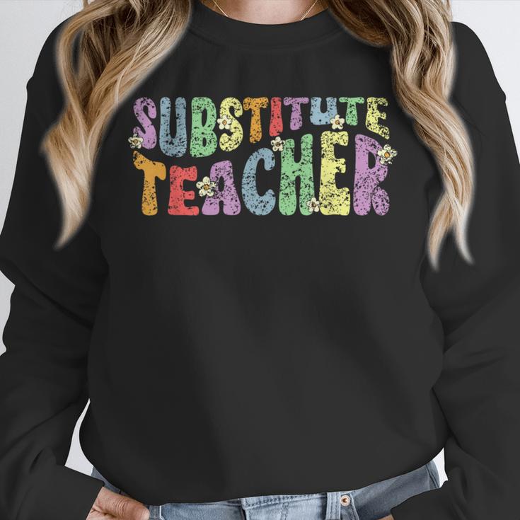 Substitute Teacher Women Back To School Substitute Teacher Unisex Sweatshirt, novelty gifts, funny gifts Substitute Teacher Women Back To School Substitute Teacher Unisex Sweatshirt, novelty gifts, funny gifts