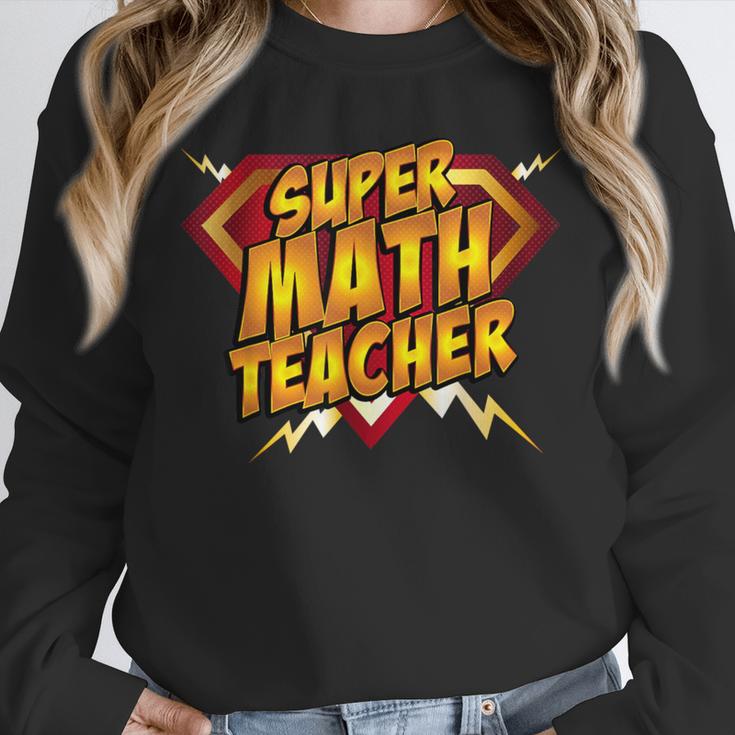 Super Math Teacher Educational Superhero Unisex Sweatshirt, novelty gifts, funny gifts Super Math Teacher Educational Superhero Unisex Sweatshirt, novelty gifts, funny gifts