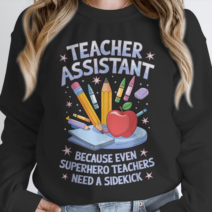 Superhero Sidekick Teaching Teach School Teacher Assistant Unisex Sweatshirt, novelty gifts, funny gifts Superhero Sidekick Teaching Teach School Teacher Assistant Unisex Sweatshirt, novelty gifts, funny gifts