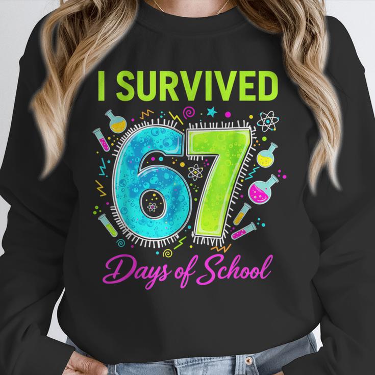 I Survived 67 Days Of School 67 Meme Science Teacher Unisex Sweatshirt, novelty gifts, funny gifts I Survived 67 Days Of School 67 Meme Science Teacher Unisex Sweatshirt, novelty gifts, funny gifts
