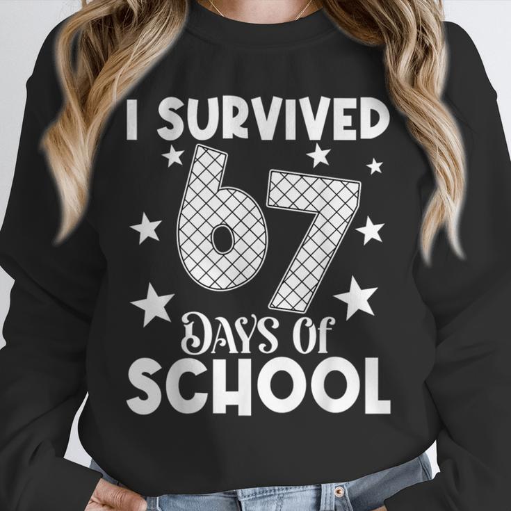 I Survived 67 Days Of School Teachers Students Unisex Sweatshirt, novelty gifts, funny gifts I Survived 67 Days Of School Teachers Students Unisex Sweatshirt, novelty gifts, funny gifts