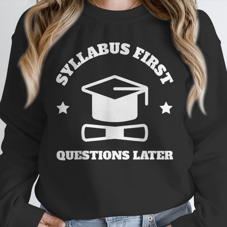 SYLLABUS PROFESSOR TEACHER Unisex Sweatshirt, novelty gifts, funny gifts SYLLABUS PROFESSOR TEACHER Unisex Sweatshirt, novelty gifts, funny gifts