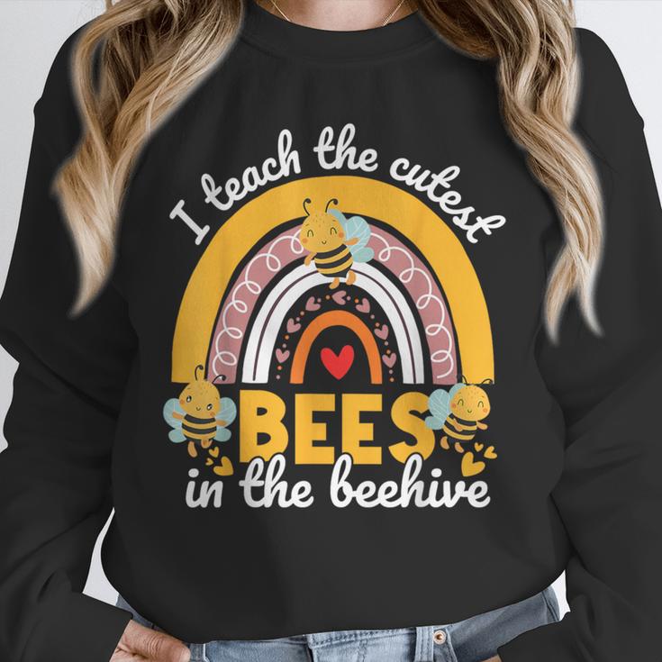I Teach The Cutest Bees In The Beehive Teachers Day Unisex Sweatshirt, novelty gifts, funny gifts I Teach The Cutest Bees In The Beehive Teachers Day Unisex Sweatshirt, novelty gifts, funny gifts
