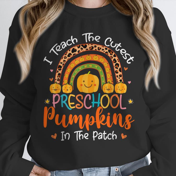 I Teach The Cutest Preschool Pumpkin Teacher Halloween For Men Women Kids Unisex Sweatshirt, novelty gifts, funny gifts
